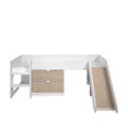 thumbnail image 2 of Cama individual Alterego TOBO, Madera y Blanco, 2 of 4