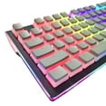 KITPIPI Pudding Keycaps Doubleshot PBT 104 keys For CHERRYs MX Keyboard