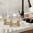 thumbnail image 5 of Estante de almacenamiento de desagüe de taza desmontable plegable de madera | Organizador de cocina caqui de madera de haya | Soporte portátil antideslizante para vasos, tazas, vasos de cerveza |, 5 of 5