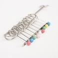 thumbnail image 3 of Rompecabezas de metal con cuentas coloridas de 9 eslabones, 3 of 3