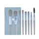 thumbnail image 4 of Xihbxyly Juego de Brochas de Maquillaje, Kit de Brochas de Fibra Sintética, Brocha Cosmética con Mango de Madera, Bolsa de Almacenamiento Portátil, Ideal para Viajes, para Difuminar, Contornear E Ilu, 4 of 7