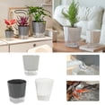 thumbnail image 2 of Automatic Self Watering Flower Pots Planters Hydroponic Garden Container with Water Storage Basin for Indoor Outdoor, 2 of 4