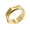 Gold, variant on Unisex's Stainless Steel Seven Virtues Fidget Ring Stress Relief Anti Anxiety Ring Spinner Bands Silver Size 8