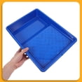 thumbnail image 3 of HAMPPLIES Universal Design Paint Tray Blue Plastic for Painters 1Set, 3 of 7