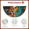 thumbnail image 3 of Sikiie Colorful Owl Forest Christmas Tree Skirt, Christmas Tree Decorations, Christmas Decor, Tree Mat Decoration(30-48IN)-36", 3 of 6