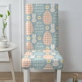 thumbnail image 4 of HongHeng Clearance Under $2.00 Modern Dining Table Easter Chair Covers Simples Holiday Chair Covers Stretch Chair Covers Home Dining Room Universal Siamese Chair Covers, 4 of 6