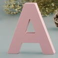 thumbnail image 2 of yuksok Pink Wooden Floating Letters Door Numbers Alphabet Letter Address Spells A A, 2 of 7