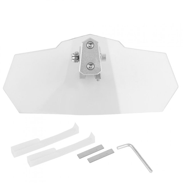Deflector de viento para motocicleta, Kit de parabrisas para motocicleta Acrílico para motocicleta Unbranded 1615200026711