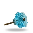 thumbnail image 6 of Set of Six Hobery Blue Glass Cabinet Knobs by Trinca-Ferro, 6 of 8