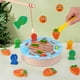thumbnail image 1 of , juguete Montessori, de actividades sensoriales aprendizaje arrojar zanahoria juguetes educativos para edades CUTICAT Juego de pesca, 1 of 8