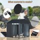 thumbnail image 3 of Funda para caseta para perros al aire libre LYBOSH, cobertura total, 1,2 x 1,3 x 1,4 m, 3 of 5