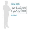 thumbnail image 4 of Kitchen Wall Decals Give Thanks Grateful Heart Gratitude Decor Stickers 36x17-Inch Storm Gray, 4 of 6