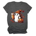 thumbnail image 7 of Leey-World Halloween T Shirts for Womens Halloween Tshirt Fall Tee Shirt Funny Graphic Clothes Halloween Shirt for Women, 7 of 7