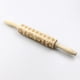 thumbnail image 3 of Rodillo de madera para hornear exquisita escultura impresa de alce juego de utensilios de cocina de madera accesorios de cocina regalo creativo, paquete de 2 Inevent HA011528-00, 3 of 7