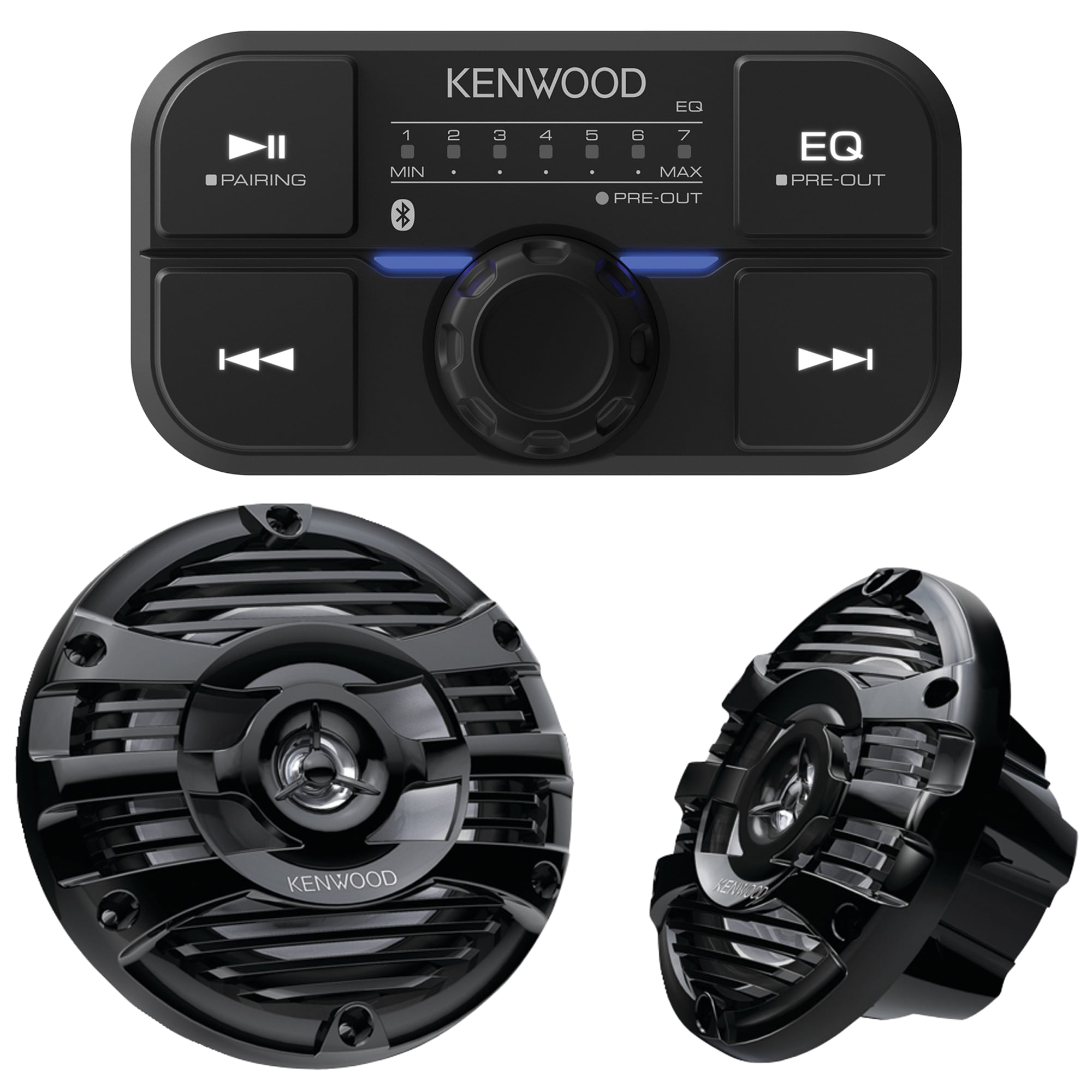 Kenwood KACM5024BT 600WMax 4Ch Compact Marine/Powersports