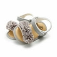thumbnail image 6 of Actoyo Infant Baby Girls Summer Sandals with Flower Soft Sole First Walker Crib Dress Shoes 0-18M, 6 of 11