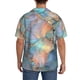 thumbnail image 3 of Fotbe Pastel Abstract Fluid Art Camisa Estampada de Manga Corta para Hombre, Casual de Verano, Estilo Playero, Sin Arrugas-Medium, 3 of 5