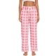 thumbnail image 1 of ShomPort Plaid Pajama Pants Casual Wide Leg Plaid Pants Comfy Lounge Sleep Pjs Pants with Drawstring and Pockets, 1 of 7