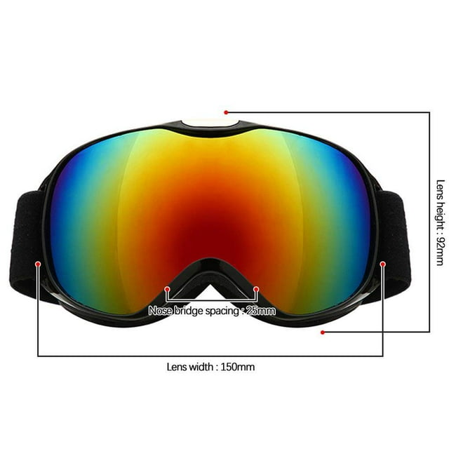 kurtrusly Kids Snow Goggles Anti-fog UV Protection Snowboarding Ski Goggles