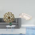 thumbnail image 2 of Escultura para colgar en la pared,Decoración de pared de metal para sala de estar,dormitorio y exterior.,Bandeja de almacenamiento,Bandeja rectangular para servir,bandeja para postres y frutas, 2 of 8