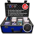 thumbnail image 1 of EVORETRO Aluminum Graded Card Storage Case with TSA Lock for PSA, BGS, CGC Slabs – Secure Trading Card Collector Box, 1 of 5