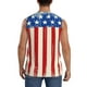 thumbnail image 4 of Balery America Flags2 Camisetas sin mangas para hombre, absorbe la humedad y protege contra el mal olor.-3X-Large, 4 of 7