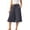 *1-Dark Gray, variant on Women's High Waisted Cotton-Linen Culottes,Drawstring Wide Leg Cropped Trousers For Women,Ladies Lightweight Summer Lounge Pants with Pockets,Wine,S-2XL