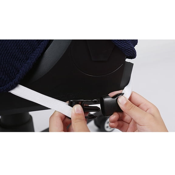 Office Chair Cover with Armrest Covers， Universal Stretch Desk Chair Cover, Computer Chair Slipcovers- Black