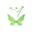 thumbnail image 2 of SUNSIOM Ensemble de Costume Cosplay pour Filles, Robe Verte, Jupe à Ailes de Papillon, Sacoche, Ensemble de Bijoux Fée, 2 of 3