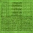 thumbnail image 1 of Ahgly Company Indoor Square Abstract Green Modern Area Rugs, 3' Square, 1 of 4