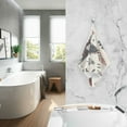 thumbnail image 2 of Yayeee 2 Pack Hand Towels for Bathroom 100% Cotton 16" x 28" Soft Absorbent Kitchen Towel, Beige Christmas Forest, 2 of 7