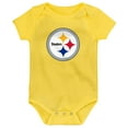 thumbnail image 3 of Newborn & Infant Pittsburgh Steelers Team Starter 3-Pack Bodysuit Set, 3 of 4
