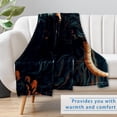 thumbnail image 6 of Yak Custom Microfiber Throw Blanket - Soft and Warm Printed Blanket for Sofa, Bed, Couch, Office, Camping, 6 of 6