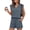 Deep Gray, variant on ANRABESS Womens 2 Piece Short Sets 2026 Summer Casual Cap Sleeve Shirts Matching Lounge Outfits Travel Beach Vacation Clothes Black Medium