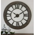 thumbnail image 4 of Uttermost 06085 Ronan 40" Diameter Rustic Farmhouse Quartz Movement Large Analog Wall, 4 of 5