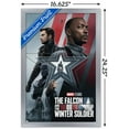 thumbnail image 3 of Marvel Falcon and Winter Soldier - Group One Sheet Wall Poster, 14.725" x 22.375", Framed, 3 of 3