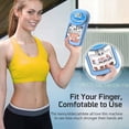 thumbnail image 3 of Hand Dynamometer Grip Fitness Wrist Hand Dynamometer Grip Meter Electronic Measurement 265 Lbs Hand Strength,1 * Hand Dynamometer (without battery),Blue, 3 of 8