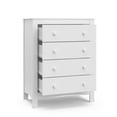 thumbnail image 3 of Graco Noah 4 Drawer Modern Kids Dresser, White, 3 of 10