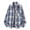 Light Blue, variant on Kaemgyyd Men's Jackets Long Sleeve Casual Plaid Shacket Button down Collar Overshirt with Pockets(Light Blue,X-Large)