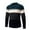 Navy, variant on Men Color Blocked Knitted Round Neck Sweater Casual Loose Comfortable Business Trend Long Sleeved Top