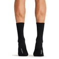 thumbnail image 2 of Cherokee EZComfort Men & Women 1 Pair Diabetic Crew Socks, S, Black, 2 of 4
