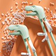 thumbnail image 4 of Dinosaur Training Chopsticks,2pcs Chopsticks For Kids ,Reusable Chopsticks Learning Chopstick Helper,Green+Blue+Blue, 4 of 5