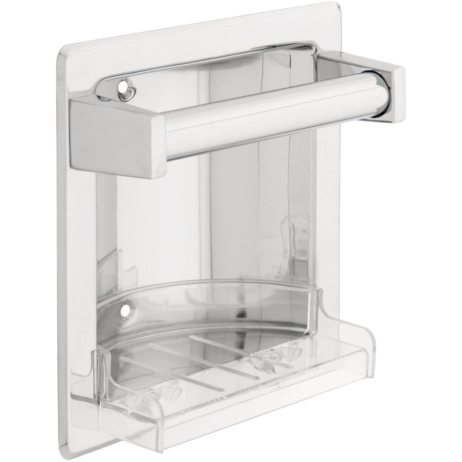 Franklin Brass Recessed Soap Dish With Bar, Polished Chrome - Walmart.com