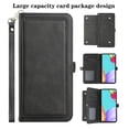 thumbnail image 3 of Samsung Galaxy A52 Phone Case, Full Protection Kickstand Wallet Compartments Multi-Function for Samsung Galaxy A52 Phone Case Black, 3 of 6