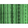 thumbnail image 1 of Ahgly Company Indoor Rectangle Oriental Emerald Green Industrial Area Rugs, 6' x 9', 1 of 4