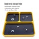 thumbnail image 5 of Magnetic Desktop Screws Tools Parts Tray Holder Storage Plate Box Case Organizer for Metal Parts Screws Sockets Bolts Pins Organization, 5 of 5