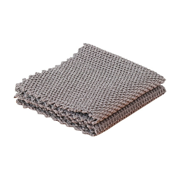Dish Cloths for Washing Dishes Cotton Waffle Weave Super Absorbent Kitchen Towels Soft Quick Drying and Lint Free Dish Rags for Washing Dishes 16x16 Inch Grey
