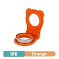 thumbnail image 2 of 2Pcs Sandwich Cutter and Sealer  Decruster Sandwich Maker for Kids  DIY Cookie Cutters Orange, 2 of 5