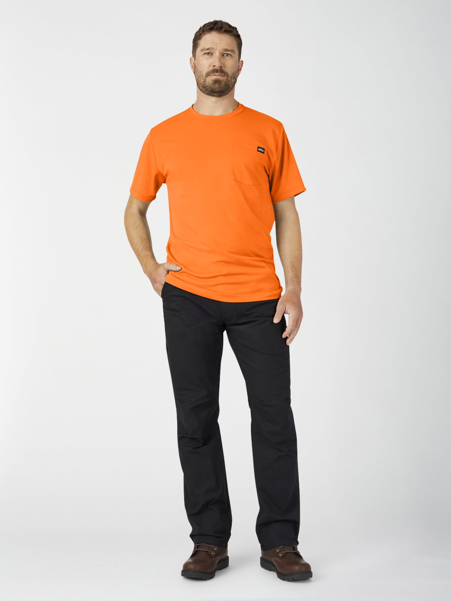 Genuine Dickies Men's Regular Fit Short Sleeve Performance Pocket T-Shirt