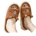 thumbnail image 3 of WOYY Women's Linen Slippers Cartoon Soft Soled Open Toe Slippers Anti- House Shoes, 3 of 7